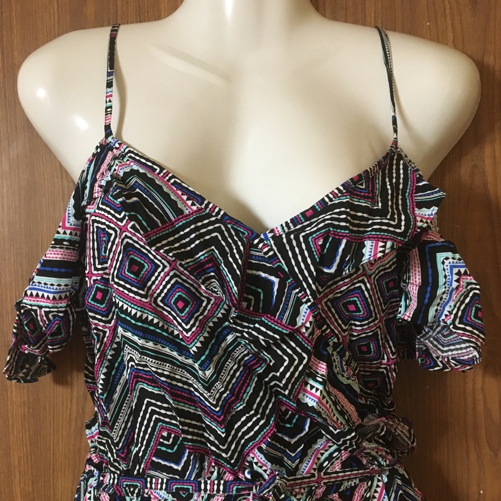 Colorful Geometric Pattern Dress - Picture 4 of 8